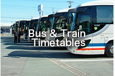 Bus and Train Timetables