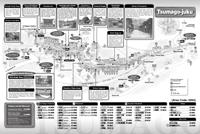Tsumago Post Town - Magome Post Town Guide Map
