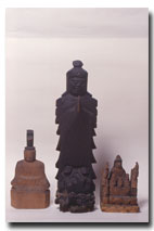 Statues of Tenjin, Idaten, and Benzaiten Jugo Doshi