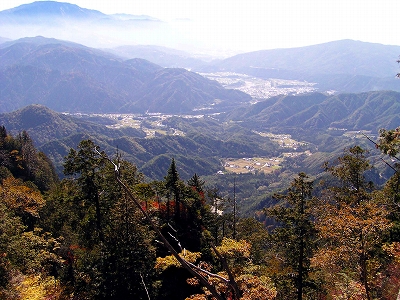 不動岩からの展望