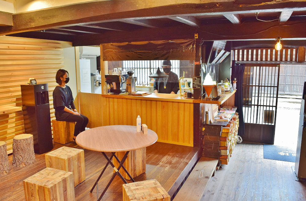 カフェの内装
