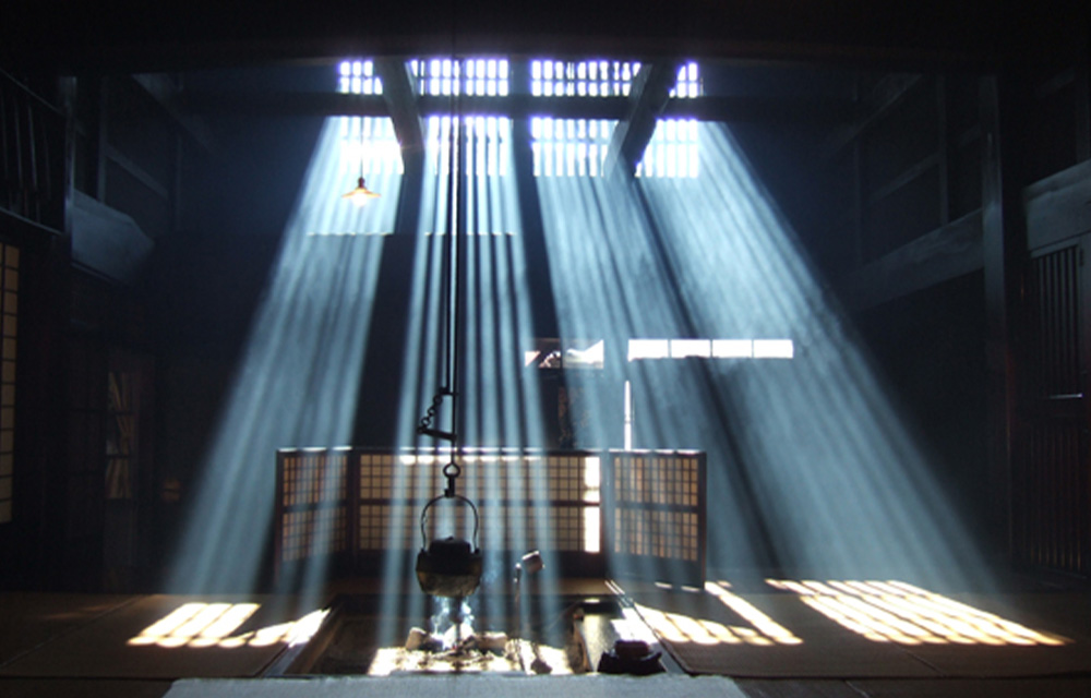 脇本陣奥谷の内観